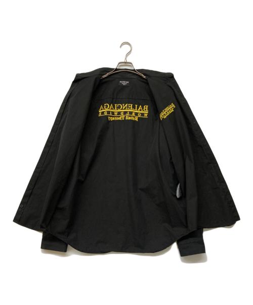 BALENCIAGA（バレンシアガ）BALENCIAGA (バレンシアガ) バックロゴシャツ ブラック サイズ:Lの古着・服飾アイテム