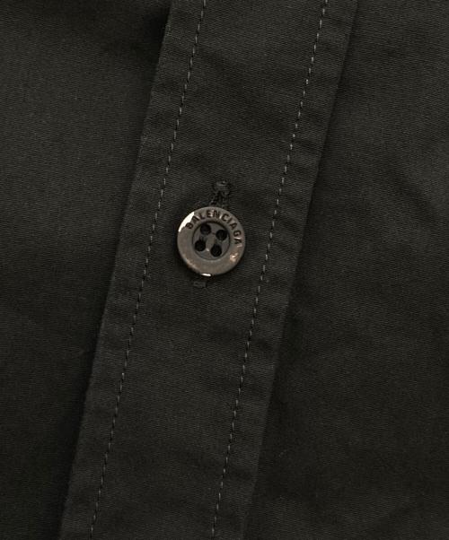 BALENCIAGA（バレンシアガ）BALENCIAGA (バレンシアガ) バックロゴシャツ ブラック サイズ:Lの古着・服飾アイテム