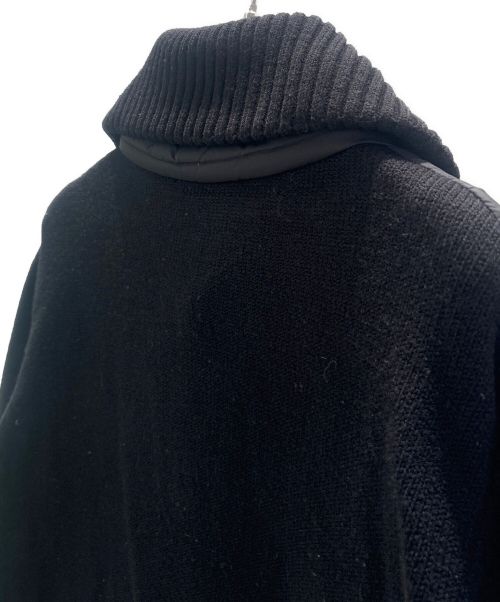 MONCLER（モンクレール）MONCLER (モンクレール) MAGLIONE TRICOT CARDIGAN/ニット切替ダウンカーディガン ブラック サイズ:Lの古着・服飾アイテム