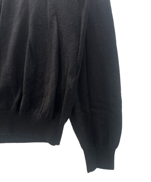 LOUIS VUITTON（ルイ ヴィトン）LOUIS VUITTON (ルイ ヴィトン) 23SS LVエンボスロゴ カシミヤ ニットプルーバー ブラック サイズ:Mの古着・服飾アイテム