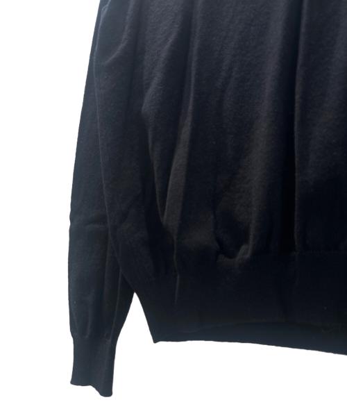 LOUIS VUITTON（ルイ ヴィトン）LOUIS VUITTON (ルイ ヴィトン) 23SS LVエンボスロゴ カシミヤ ニットプルーバー ブラック サイズ:Mの古着・服飾アイテム