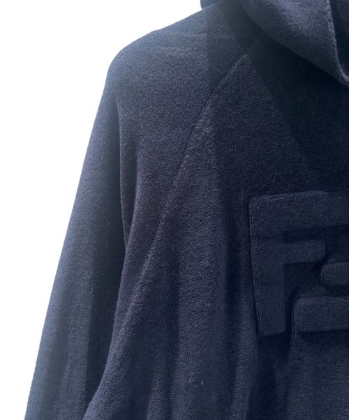 FENDI（フェンディ）FENDI (フェンディ) FFエンボス スポンジ スウェットニットプルオーバー ネイビー サイズ:Sの古着・服飾アイテム