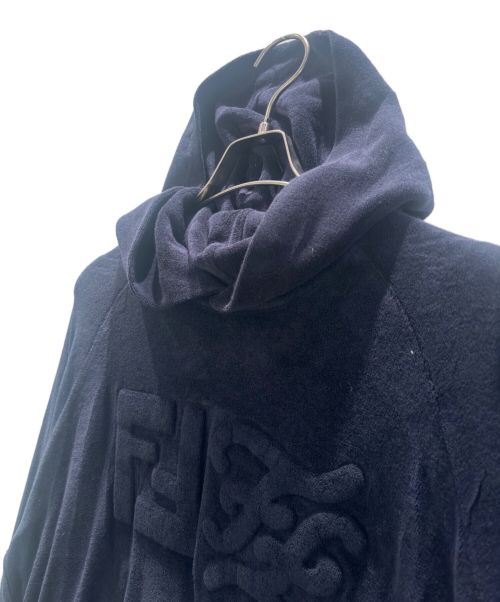 FENDI（フェンディ）FENDI (フェンディ) FFエンボス スポンジ スウェットニットプルオーバー ネイビー サイズ:Sの古着・服飾アイテム