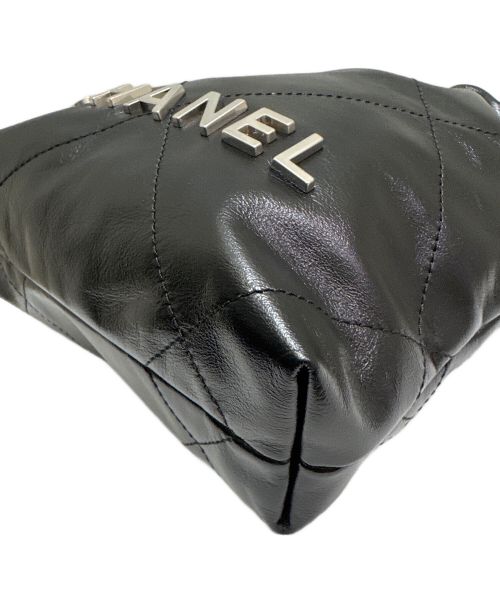 CHANEL（シャネル）CHANEL (シャネル) CHANEL 22 LINE MINI マトラッセ チェーンショルダーバッグ ブラック サイズ:ミニ/miniの古着・服飾アイテム