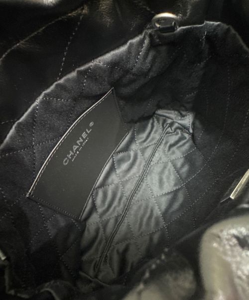CHANEL（シャネル）CHANEL (シャネル) CHANEL 22 LINE MINI マトラッセ チェーンショルダーバッグ ブラック サイズ:ミニ/miniの古着・服飾アイテム