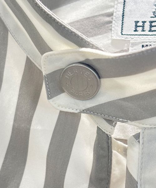 HERMES（エルメス）HERMES (エルメス) セリエボタンシャツ ホワイト サイズ:39の古着・服飾アイテム