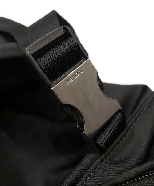PRADA（プラダ）PRADA (プラダ) Re-Nylon xサフィアーノレザー バックパック ブラック サイズ:‐の古着・服飾アイテム