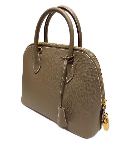 HERMES（エルメス）HERMES (エルメス) ボリード1923 25 エトゥープ×ゴールド サイズ:25 未使用品の古着・服飾アイテム