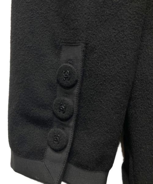 CHANEL（シャネル）CHANEL (シャネル) ココマークボタンロングコート ブラック サイズ:40の古着・服飾アイテム
