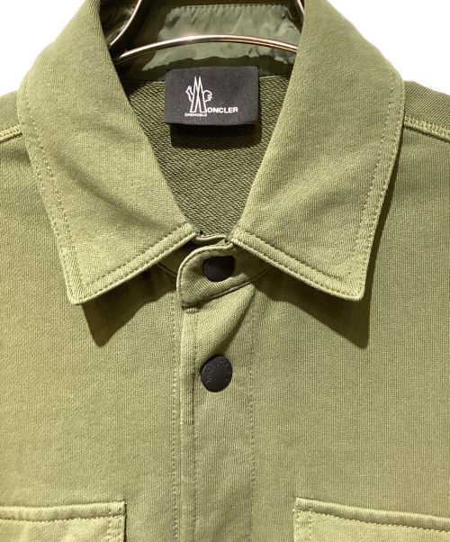 MONCLER GRENOBLE（モンクレール グルノーブル）MONCLER GRENOBLE (モンクレール グルノーブル) CAMICIA/Cotton Jacket（カミシア/コットンジャケット） カーキ サイズ:Lの古着・服飾アイテム