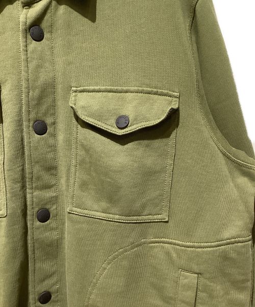 MONCLER GRENOBLE（モンクレール グルノーブル）MONCLER GRENOBLE (モンクレール グルノーブル) CAMICIA/Cotton Jacket（カミシア/コットンジャケット） カーキ サイズ:Lの古着・服飾アイテム