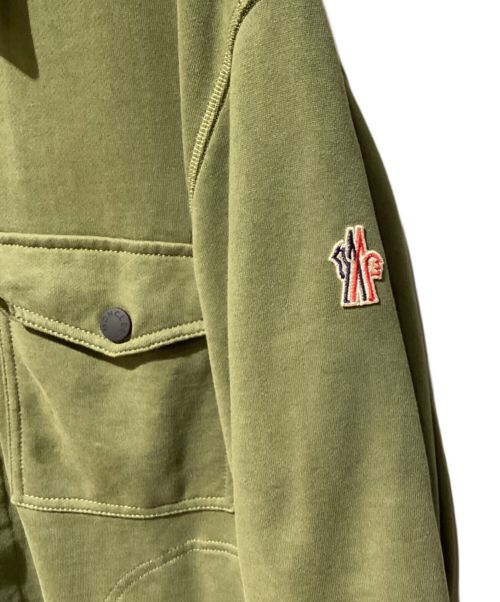 MONCLER GRENOBLE（モンクレール グルノーブル）MONCLER GRENOBLE (モンクレール グルノーブル) CAMICIA/Cotton Jacket（カミシア/コットンジャケット） カーキ サイズ:Lの古着・服飾アイテム