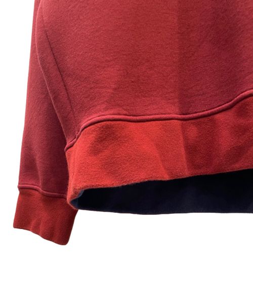 Berluti（ベルルッティ）Berluti (ベルルッティ) フロントロゴプルオーバーパーカー レッド サイズ:XLの古着・服飾アイテム