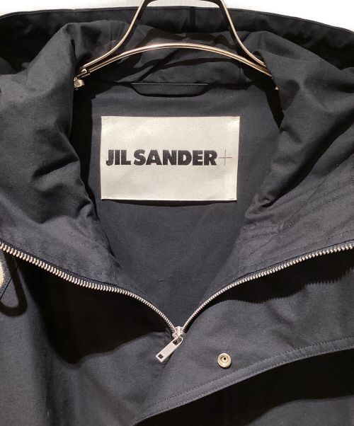 JIL SANDER+（ジルサンダープラス）JIL SANDER+ (ジルサンダープラス) フーデッドコート ネイビー サイズ:Sの古着・服飾アイテム