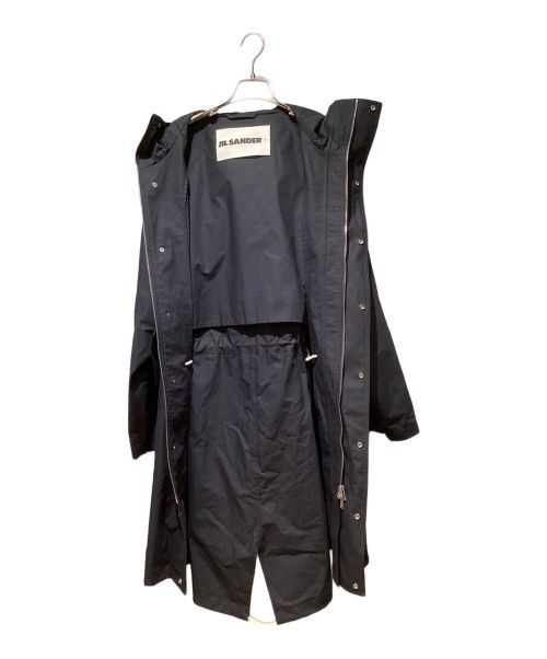 JIL SANDER+（ジルサンダープラス）JIL SANDER+ (ジルサンダープラス) フーデッドコート ネイビー サイズ:Sの古着・服飾アイテム