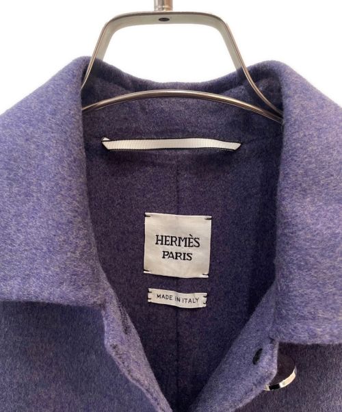 HERMES（エルメス）HERMES (エルメス) ガウンコート バイオレット サイズ:34 未使用品の古着・服飾アイテム