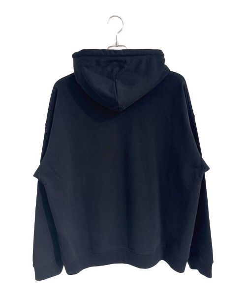 LOEWE（ロエベ）LOEWE (ロエベ) リラックスフィット フーディー ブラック サイズ:Lの古着・服飾アイテム