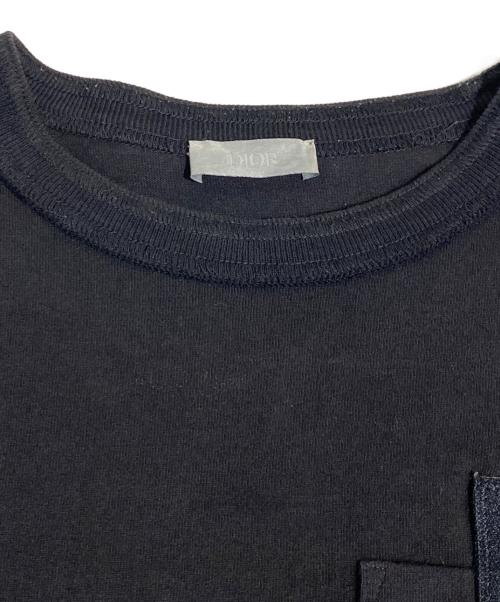 Dior（ディオール）Dior (ディオール) sacai (サカイ) 21AW ナイロンドッキングカットソー ブラック サイズ:XSの古着・服飾アイテム