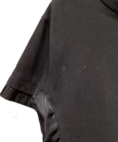 Dior（ディオール）Dior (ディオール) sacai (サカイ) 21AW ナイロンドッキングカットソー ブラック サイズ:XSの古着・服飾アイテム