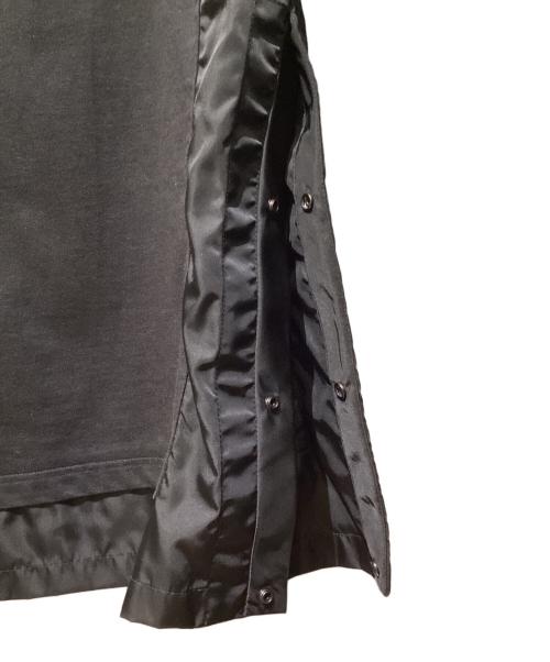 Dior（ディオール）Dior (ディオール) sacai (サカイ) 21AW ナイロンドッキングカットソー ブラック サイズ:XSの古着・服飾アイテム