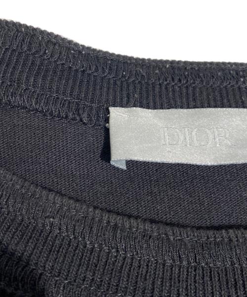 Dior（ディオール）Dior (ディオール) sacai (サカイ) 21AW ナイロンドッキングカットソー ブラック サイズ:XSの古着・服飾アイテム