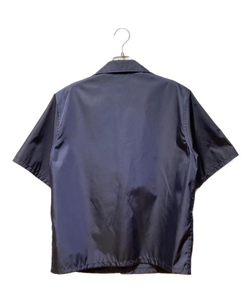 PRADA（プラダ）PRADA (プラダ) ナイロン半袖シャツ ネイビー サイズ:XSの古着・服飾アイテム