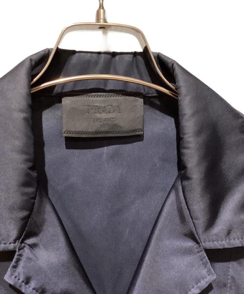 PRADA（プラダ）PRADA (プラダ) ナイロン半袖シャツ ネイビー サイズ:XSの古着・服飾アイテム