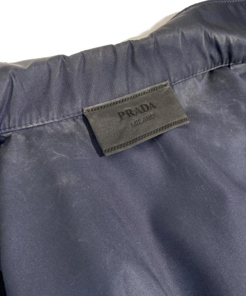 PRADA（プラダ）PRADA (プラダ) ナイロン半袖シャツ ネイビー サイズ:XSの古着・服飾アイテム