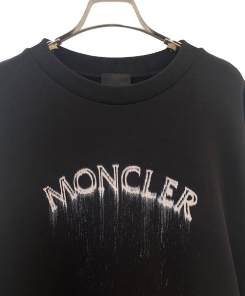 MONCLER（モンクレール）MONCLER (モンクレール) ロゴスウェット ブラック サイズ:XLの古着・服飾アイテム