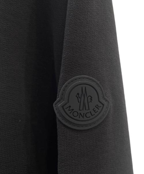 MONCLER（モンクレール）MONCLER (モンクレール) ロゴスウェット ブラック サイズ:XLの古着・服飾アイテム
