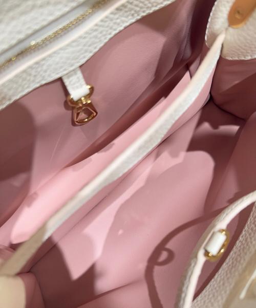 LOUIS VUITTON（ルイ ヴィトン）LOUIS VUITTON (ルイ ヴィトン) カプシーヌ MM ピンク サイズ:MMの古着・服飾アイテム