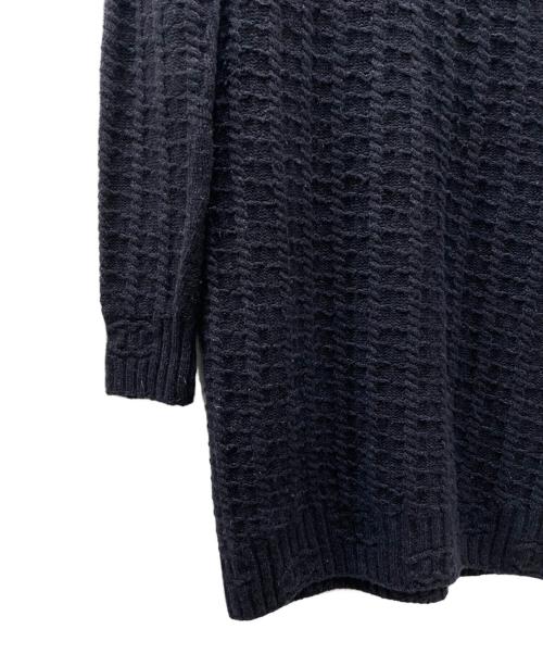 CHANEL（シャネル）CHANEL (シャネル) ココボタンカシミヤ混ワンピース ネイビー サイズ:34の古着・服飾アイテム