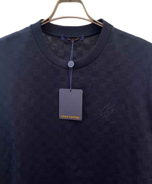LOUIS VUITTON（ルイ ヴィトン）LOUIS VUITTON (ルイ ヴィトン) ダミエロゴカットソー ネイビー サイズ:XLの古着・服飾アイテム