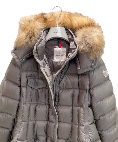 MONCLER（モンクレール）MONCLER (モンクレール) HERMIFUR/ダウンコート グレー サイズ:1の古着・服飾アイテム