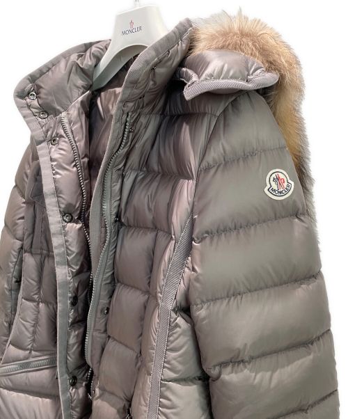 MONCLER（モンクレール）MONCLER (モンクレール) HERMIFUR/ダウンコート グレー サイズ:1の古着・服飾アイテム