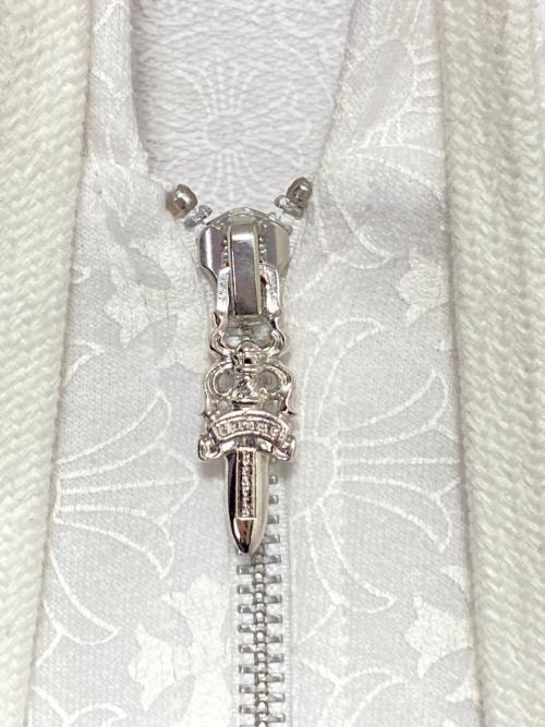 CHROME HEARTS（クロムハーツ）CHROME HEARTS (クロムハーツ) CHプラスパーカー ホワイト サイズ:Sの古着・服飾アイテム
