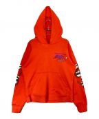CHROME HEARTS×MATTY BOYクロムハーツ×マッティーボーイ）の古着「SADISTIC LIPSTICK PULLOVER HOODIE」｜オレンジ