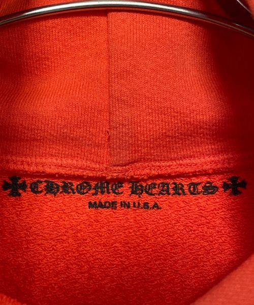 CHROME HEARTS（クロムハーツ）CHROME HEARTS (クロムハーツ) MATTY BOY (マティ―ボーイ) SADISTIC LIPSTICK PULLOVER HOODIE オレンジ サイズ:Sの古着・服飾アイテム