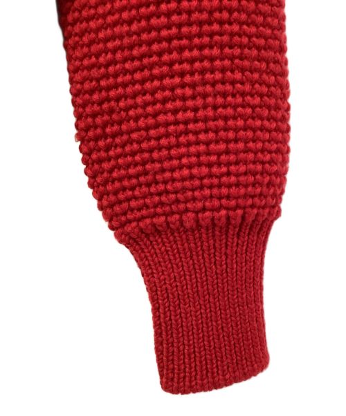 MONCLER GAMME BLEU（モンクレール ガム ブルー）MONCLER GAMME BLEU (モンクレール ガム ブルー) MAGLIONE/ニットカーディガン レッド サイズ:XSの古着・服飾アイテム
