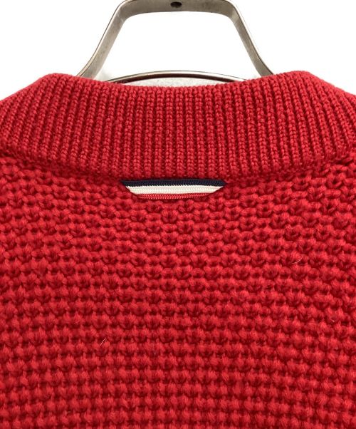 MONCLER GAMME BLEU（モンクレール ガム ブルー）MONCLER GAMME BLEU (モンクレール ガム ブルー) MAGLIONE/ニットカーディガン レッド サイズ:XSの古着・服飾アイテム