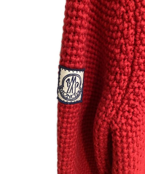 MONCLER GAMME BLEU（モンクレール ガム ブルー）MONCLER GAMME BLEU (モンクレール ガム ブルー) MAGLIONE/ニットカーディガン レッド サイズ:XSの古着・服飾アイテム