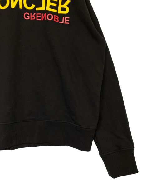 MONCLER GRENOBLE（モンクレール グルノーブル）MONCLER GRENOBLE (モンクレール グルノーブル) ハッシュタグロゴパーカー ブラック サイズ:Lの古着・服飾アイテム