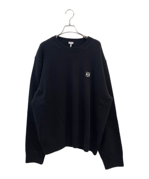 LOEWE（ロエベ）LOEWE (ロエベ) アナグラムセーター ブラック サイズ:XLの古着・服飾アイテム