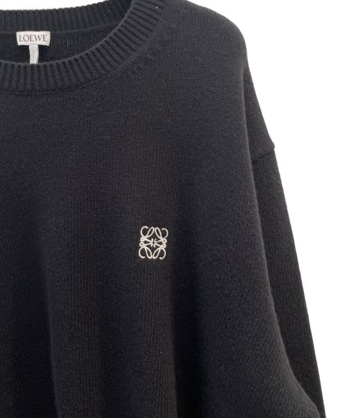 LOEWE（ロエベ）LOEWE (ロエベ) アナグラムセーター ブラック サイズ:XLの古着・服飾アイテム