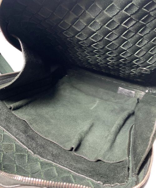 BOTTEGA VENETA（ボッテガベネタ）BOTTEGA VENETA (ボッテガベネタ) イントレチャートバックパック グリーン サイズ:-の古着・服飾アイテム
