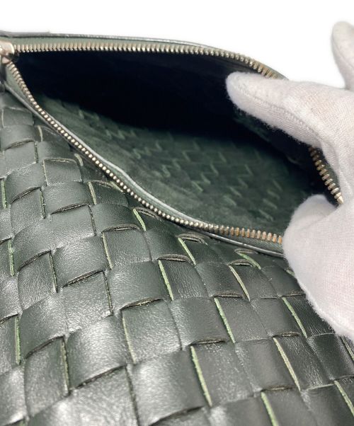 BOTTEGA VENETA（ボッテガベネタ）BOTTEGA VENETA (ボッテガベネタ) イントレチャートバックパック グリーン サイズ:-の古着・服飾アイテム
