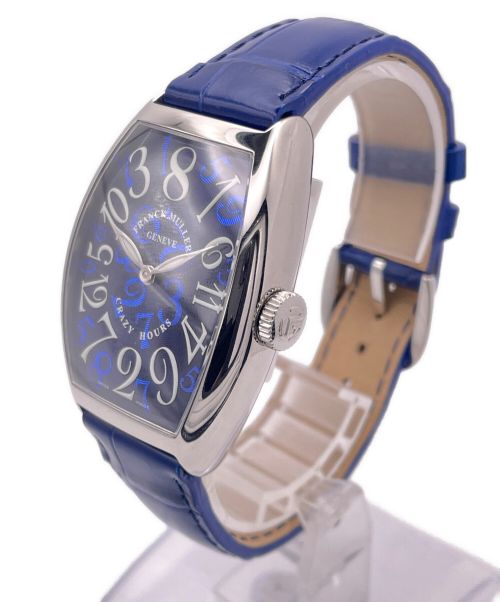 FRANCK MULLER（フランクミュラー）FRANCK MULLER (フランクミュラー) クレイジーアワーズ Ref.5850CH ブルーの古着・服飾アイテム