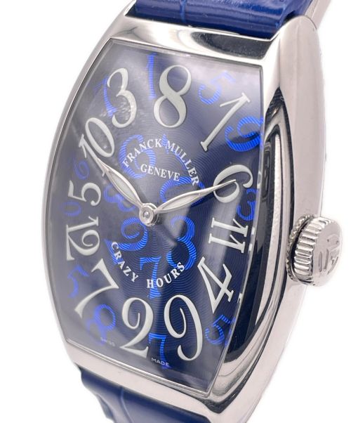 FRANCK MULLER（フランクミュラー）FRANCK MULLER (フランクミュラー) クレイジーアワーズ Ref.5850CH ブルーの古着・服飾アイテム
