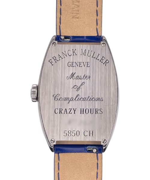 FRANCK MULLER（フランクミュラー）FRANCK MULLER (フランクミュラー) クレイジーアワーズ Ref.5850CH ブルーの古着・服飾アイテム