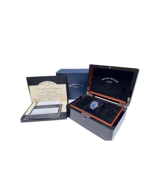 FRANCK MULLER（フランクミュラー）FRANCK MULLER (フランクミュラー) クレイジーアワーズ Ref.5850CH ブルーの古着・服飾アイテム